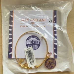 Alex and Ani Charity by Deisgn Bracelet - One Step at a Time
